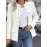 Women's Slim-Fit Blazer Jacket - Tailored X-Line Pure Color Button Front Closure, Elegant Office to Party Outerwear for Fall/Winter, Machine Washable (Black) | Bestseller for work, Halloween & Black Friday | Elegant Special Line