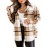 [Plaid Shacket] Plaid Shacket - Women's Long Sleeve Button Overshirt W/ Mid-Weight Warmth | Fall Layering Staple For Work, Weekend & Date Nights
