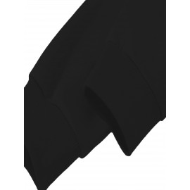 Women's Turkey Squad Graphic Zip-Up Jacket - Black Casual Slim Fit Stand Collar Coat with Pockets, Machine Washable Fall Winter Outerwear